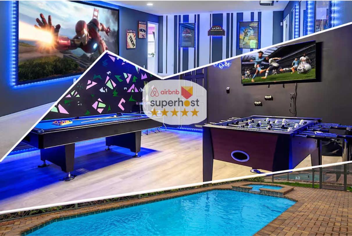 8Br Resort Home W Pool Hot Tub And Theatre Loft 基西米 外观 照片